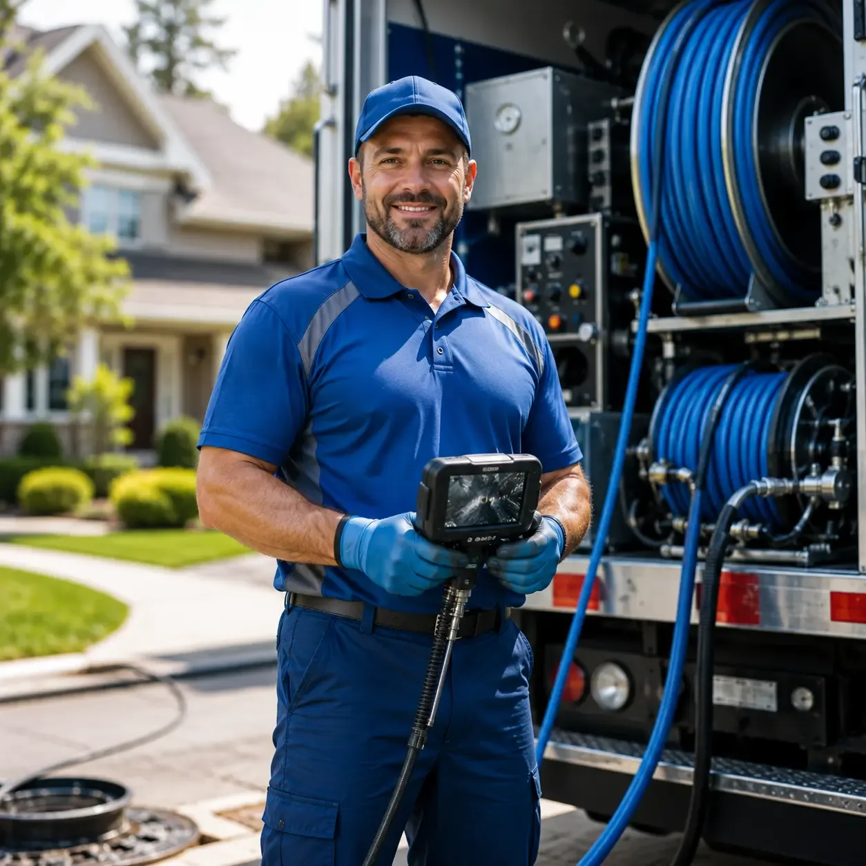 Local outdoor drain cleaning specialists in Napoleon, MI